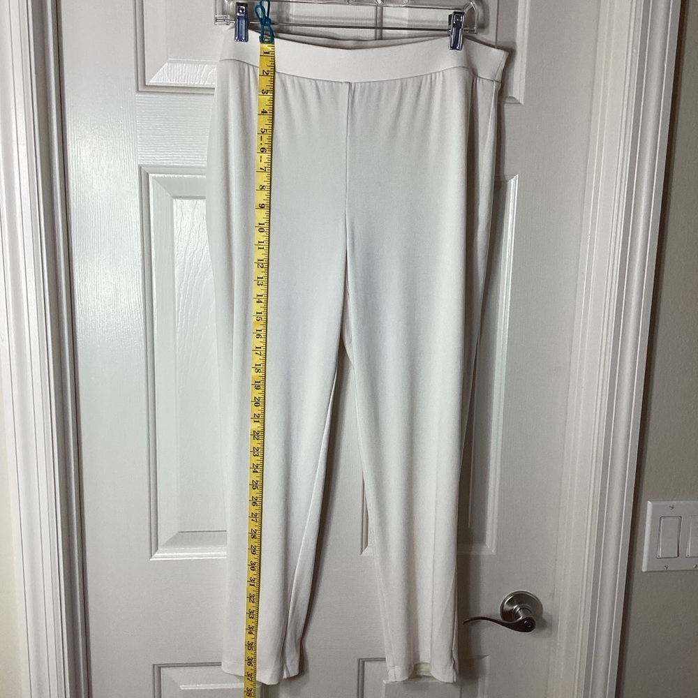 Chico's Easywear White Sweat pants Sz 3 - Picture 8 of 14